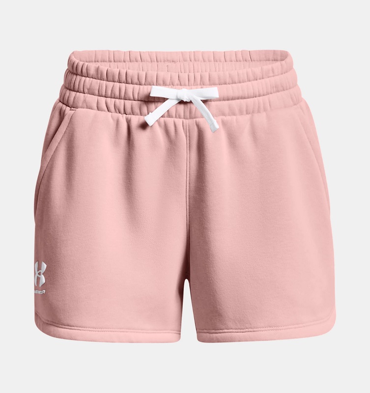 Šortky Under Armour Rival Fleece_retro pink