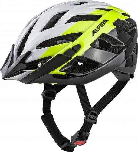 ALPINA Cyklistická prilba PANOMA 2.0 bielo-neon-čierna