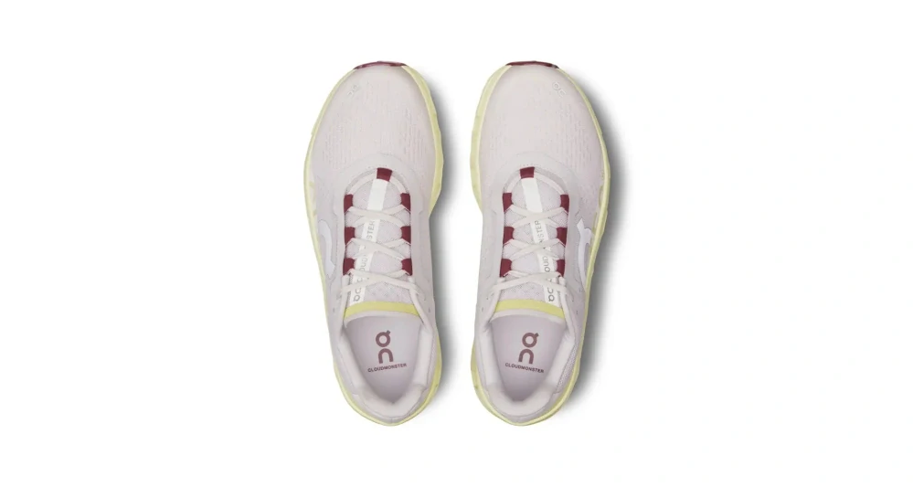 On Cloudmonster Frost/Acacia